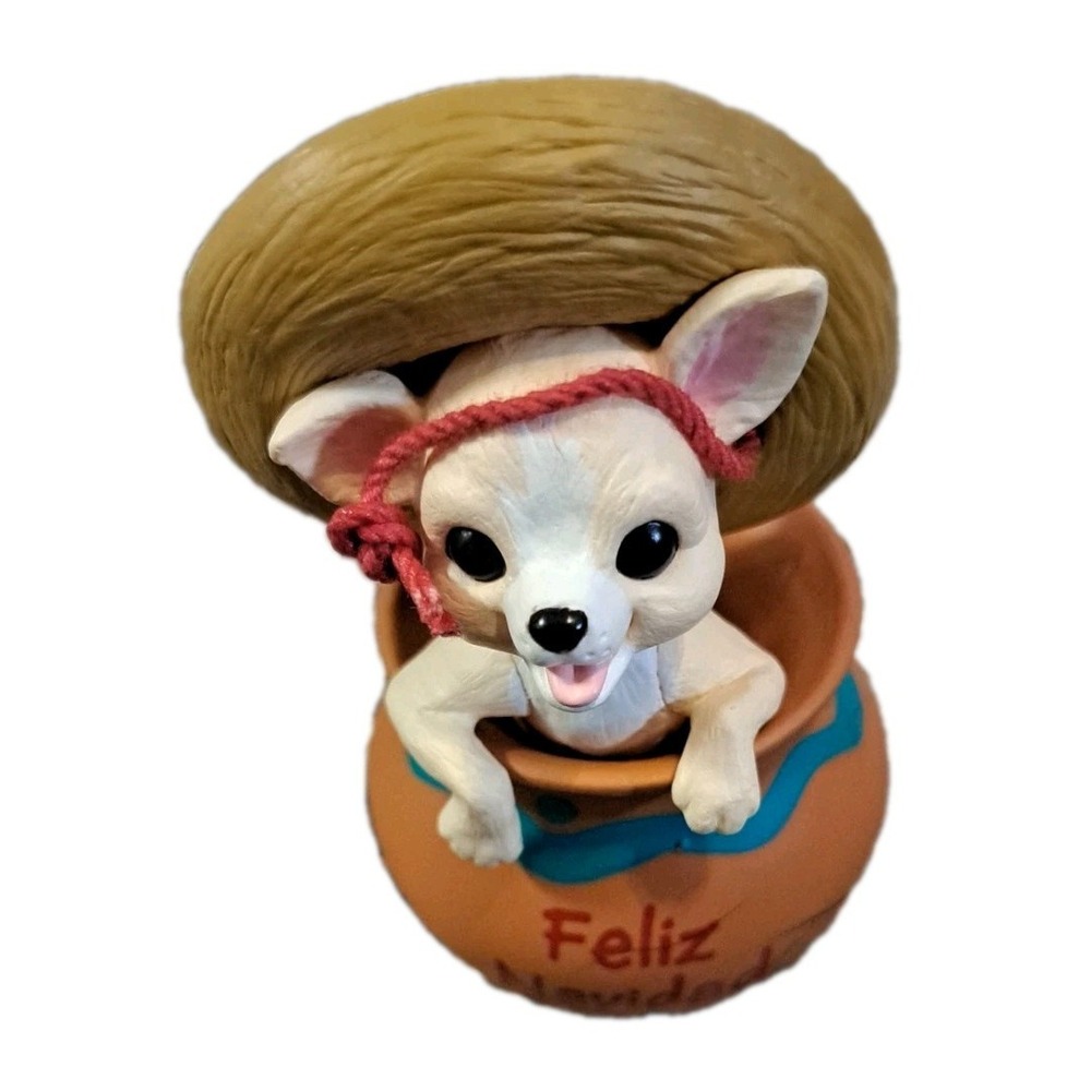 1994 Hallmark Keepsake Ornament - Feliz Navidad - Chihuahua - Picture 7 of 7